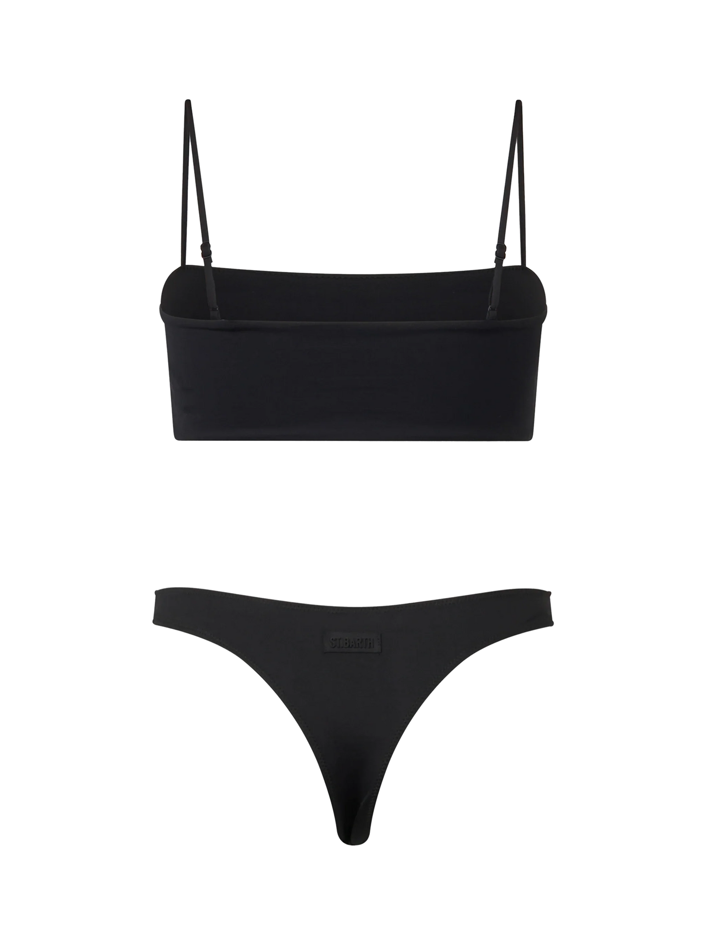 Woman zebra bandeau bikini Athena Naomi with rhinestones