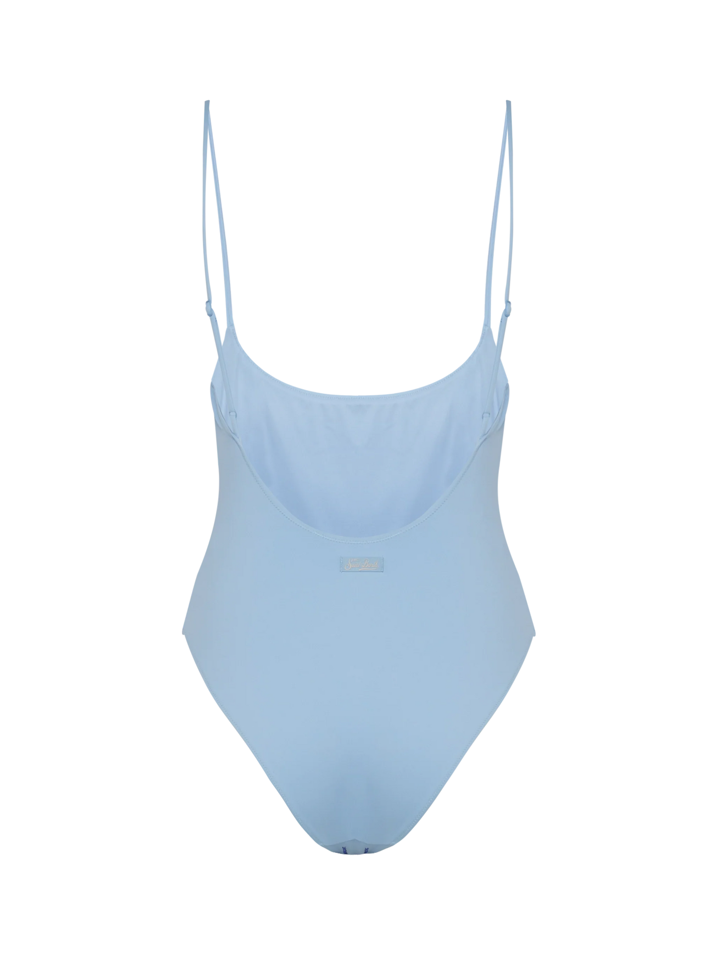 One-piece swimsuit Cecille with rhinestone striped embellishment