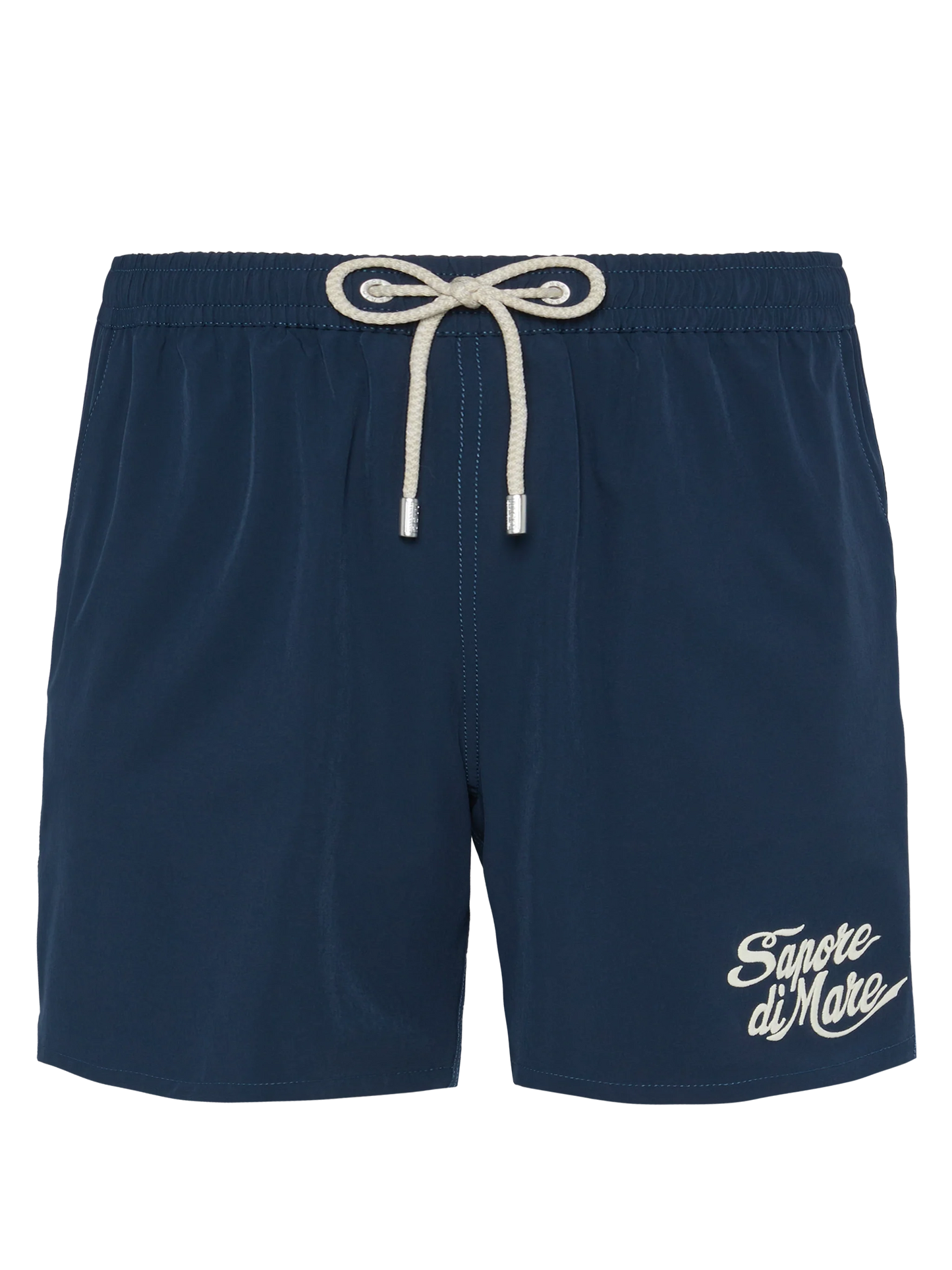 Navy blue Comfort swim shorts with Sapore di Mare embroidery | SAPORE DI MARE SPECIAL EDITION