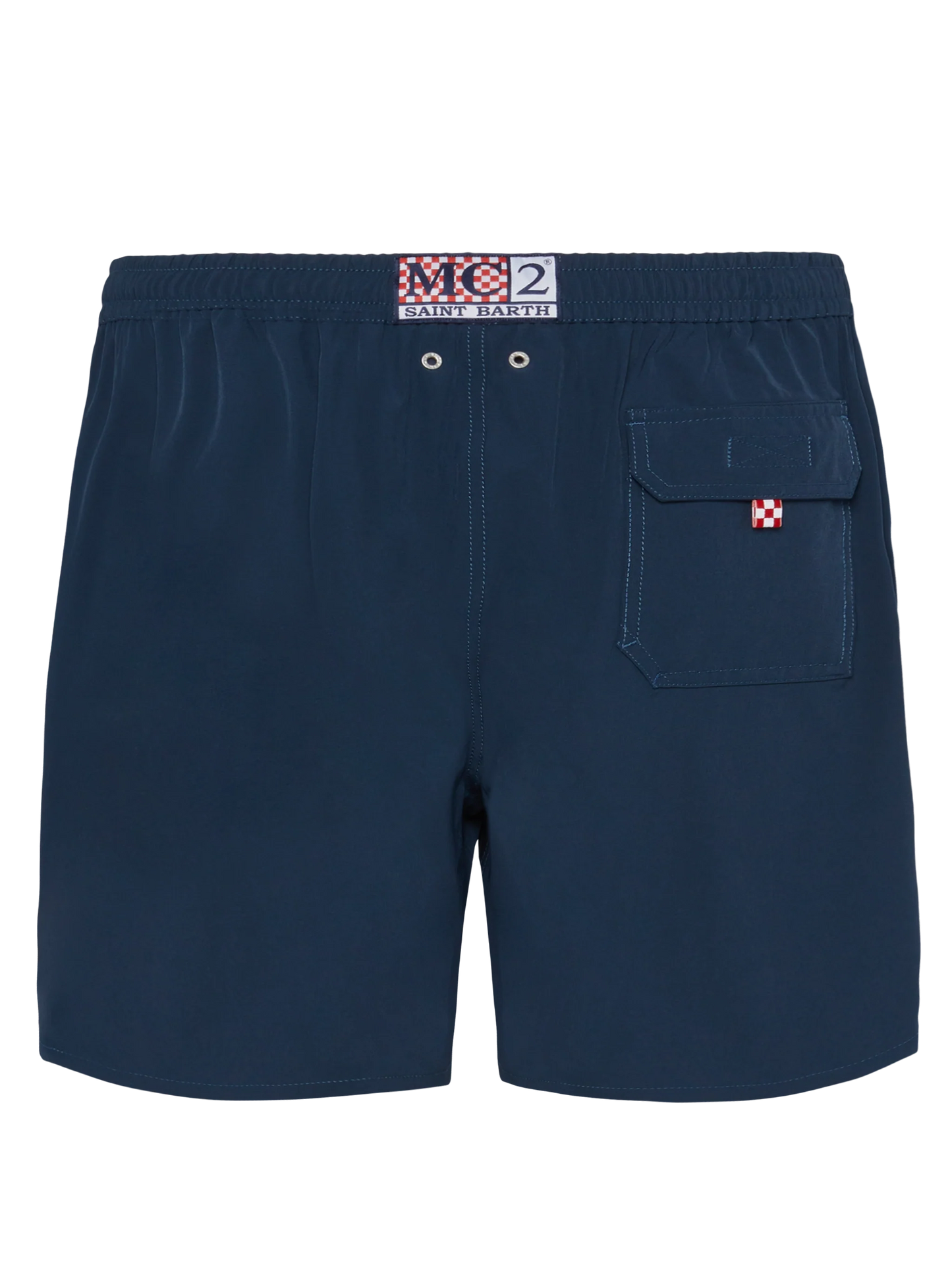 Navy blue Comfort swim shorts with Sapore di Mare embroidery | SAPORE DI MARE SPECIAL EDITION