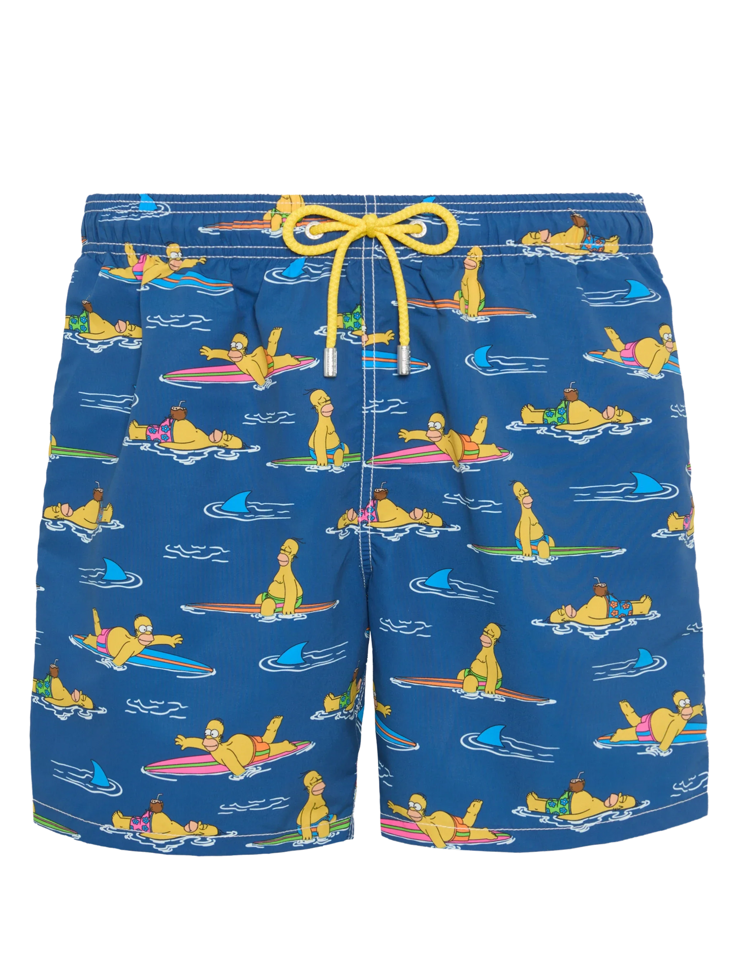 Mid-length Gustavia swim-shorts with Homer Simpson print |SIMPSON SPECIAL EDITION