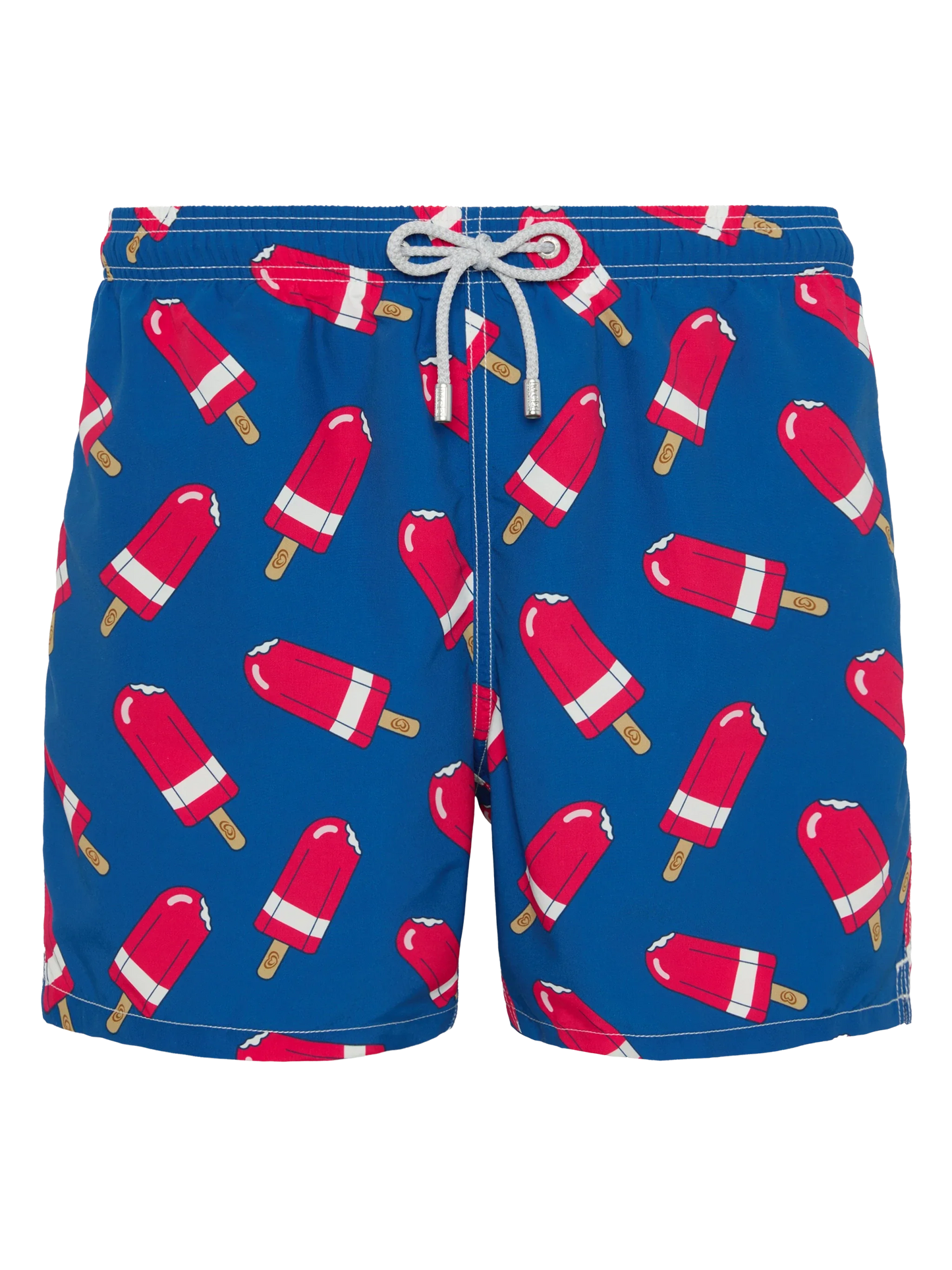 Mid-length Gustavia swim-shorts with Fior di Fragola print | ALGIDA SPECIAL EDITION