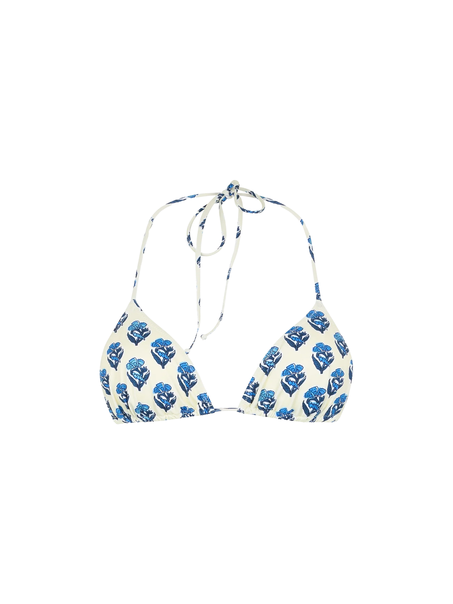 Woman jaipur flower triangle top swimsuit Leah