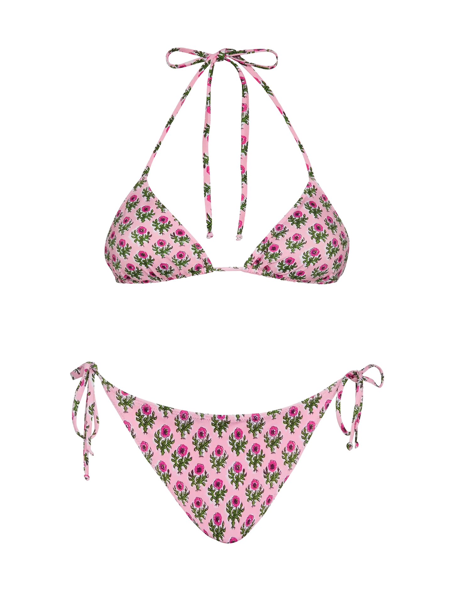 Triangle bikini Leah Virgo with floral print