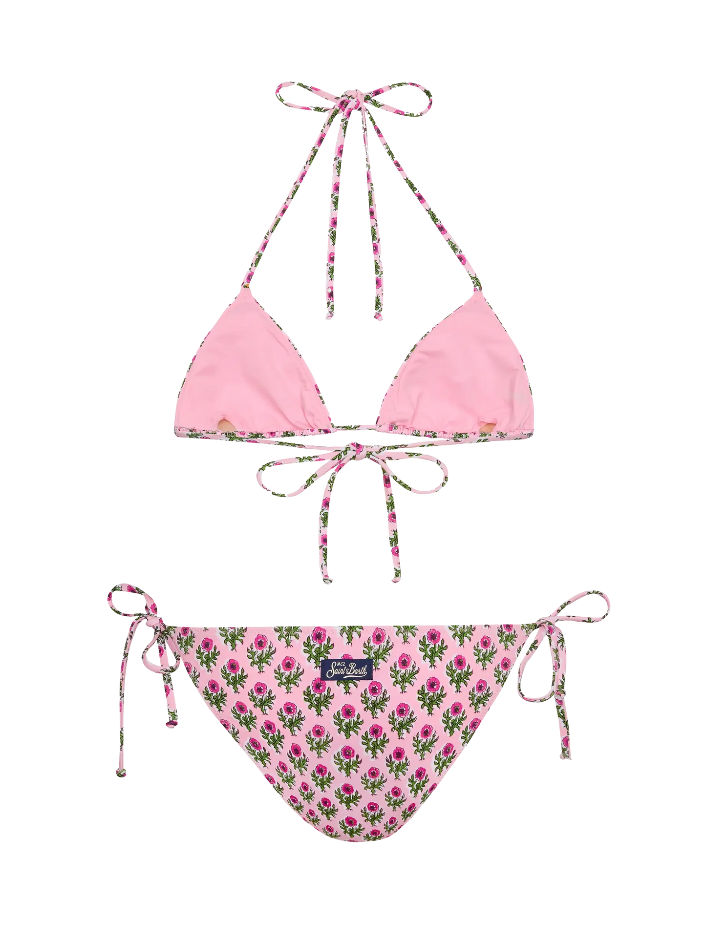 Triangle bikini Leah Virgo with floral print