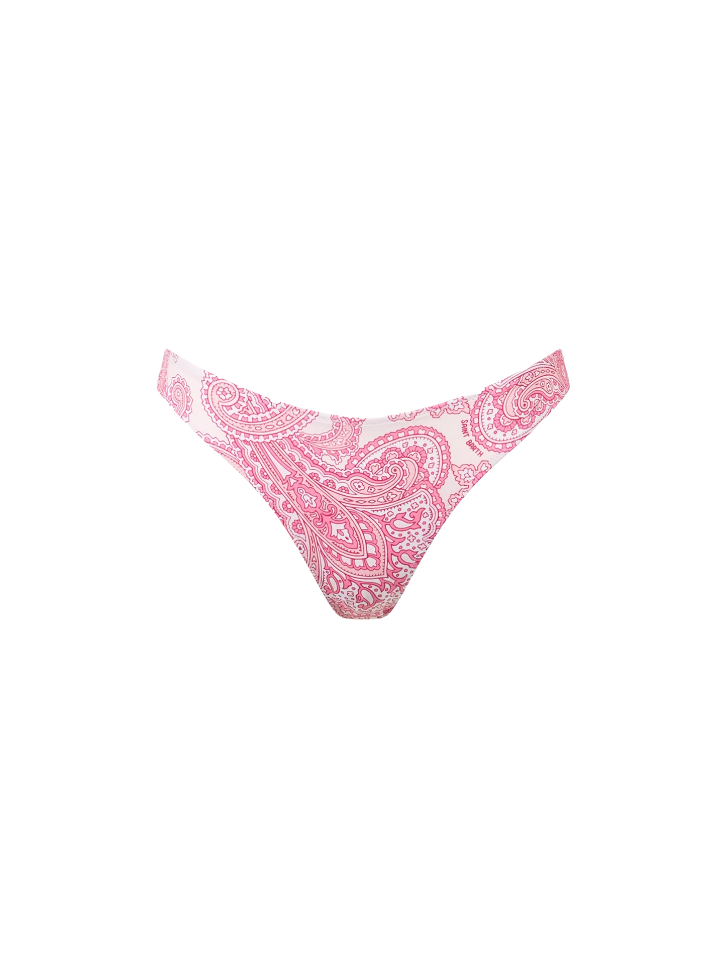 Woman pink paisley classic swim briefs Lido
