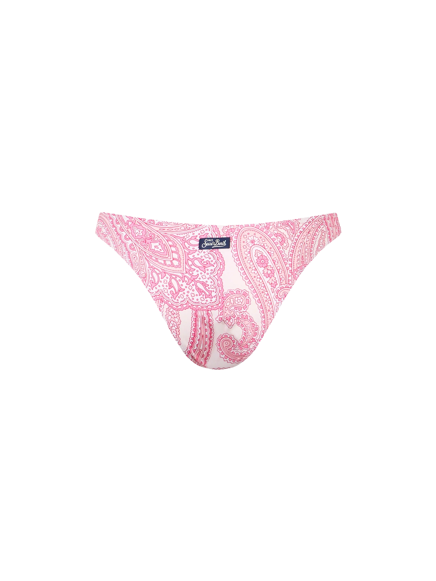 Woman pink paisley classic swim briefs Lido