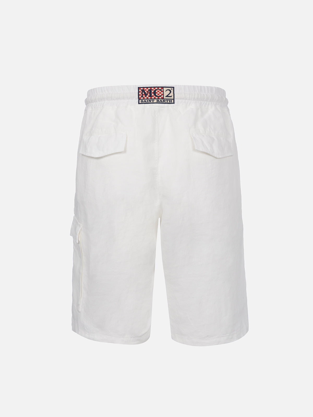 White linen bermuda Marseille