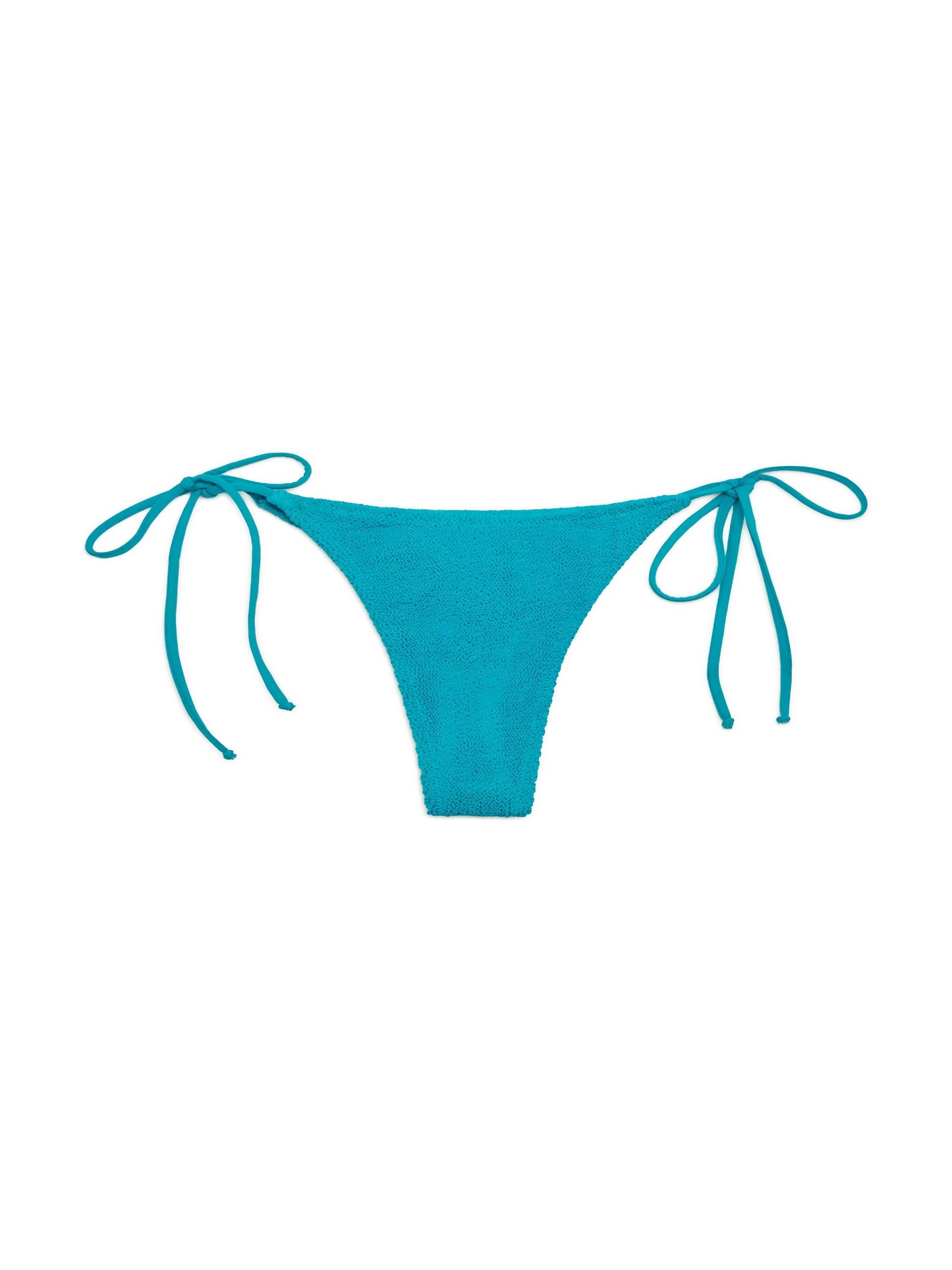 Norah teal crinkle cheekiest swim briefs