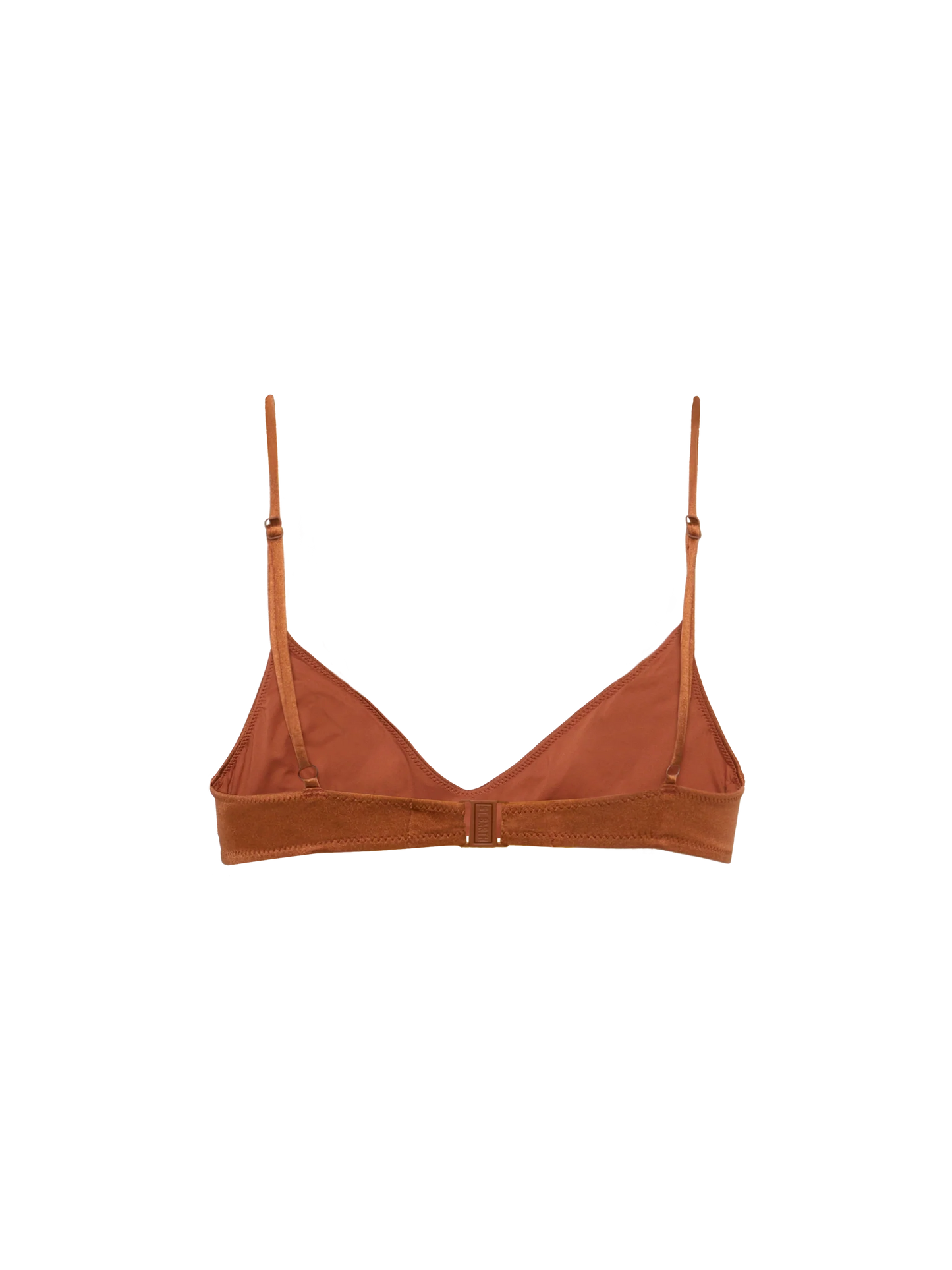 Paloma brown scoop bralette with rhinestone embellishment