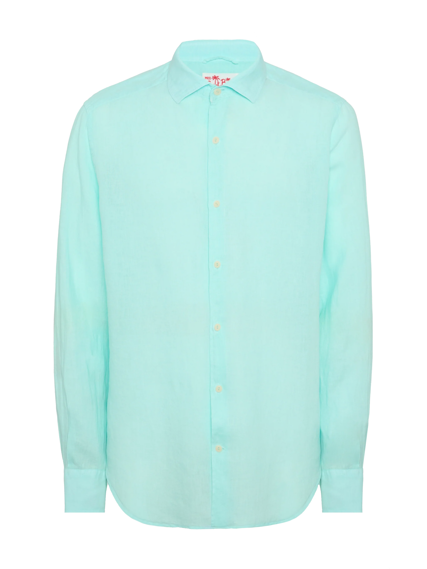 Water green linen shirt Pamplona