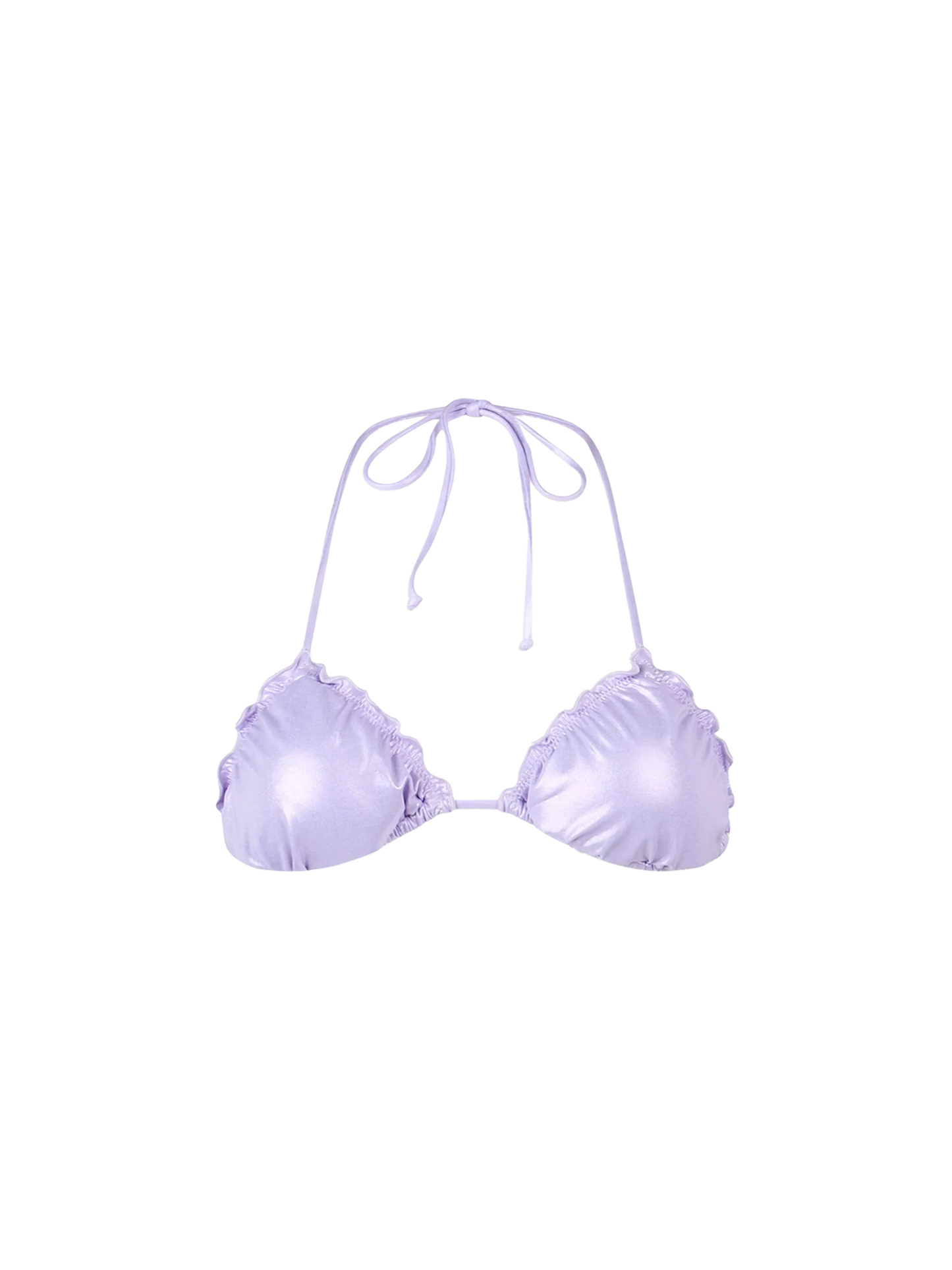 Woman lamina lilac triangle beach top Sagittarius