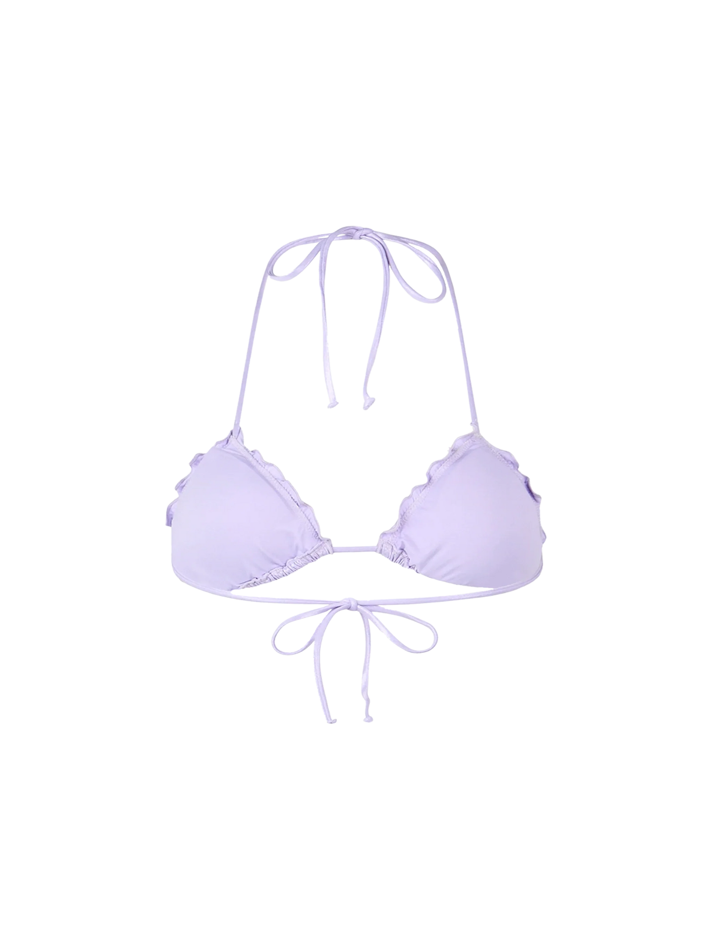 Woman lamina lilac triangle beach top Sagittarius