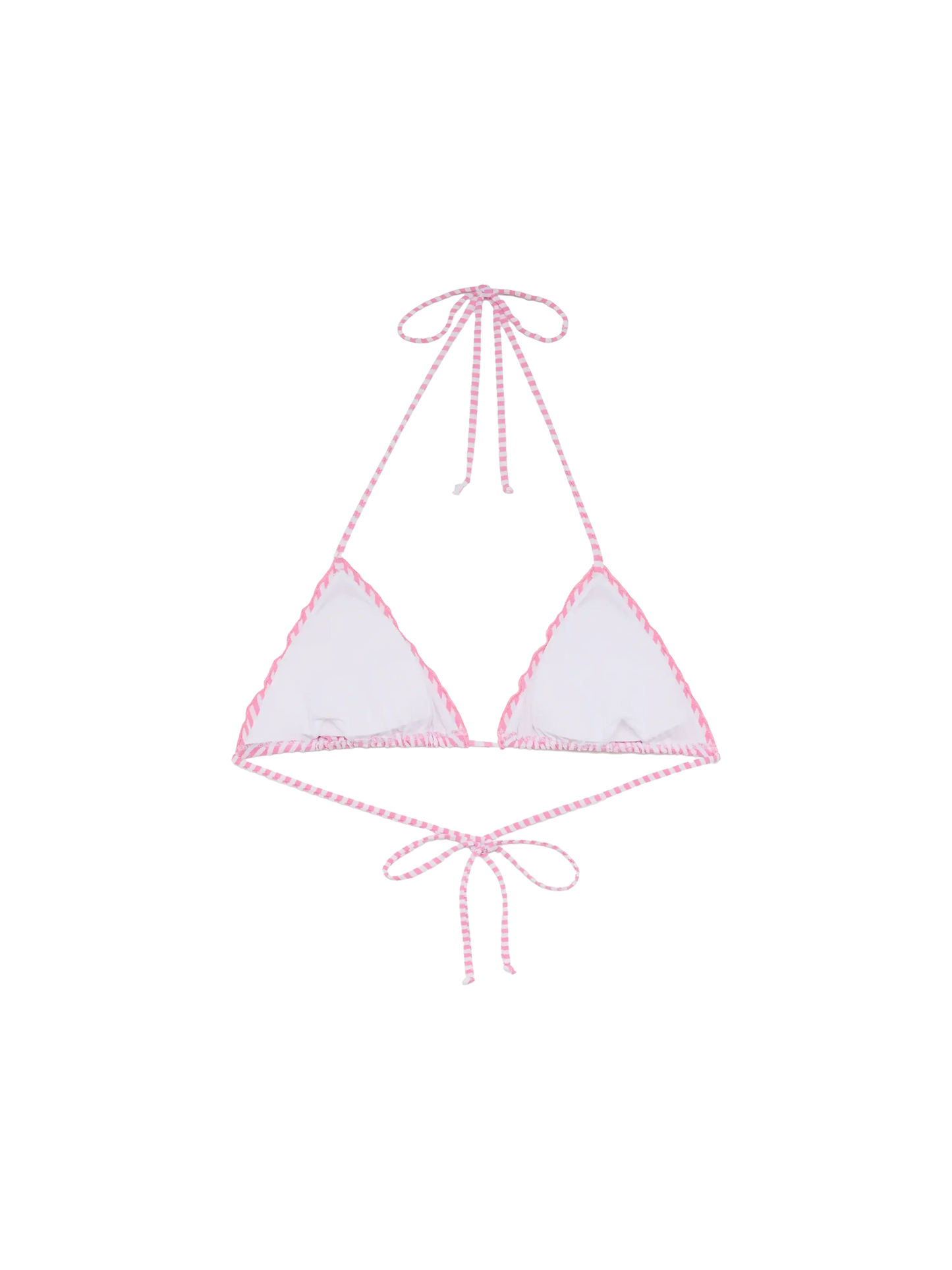 Sagittarius seersucker classic triangle top with striped print