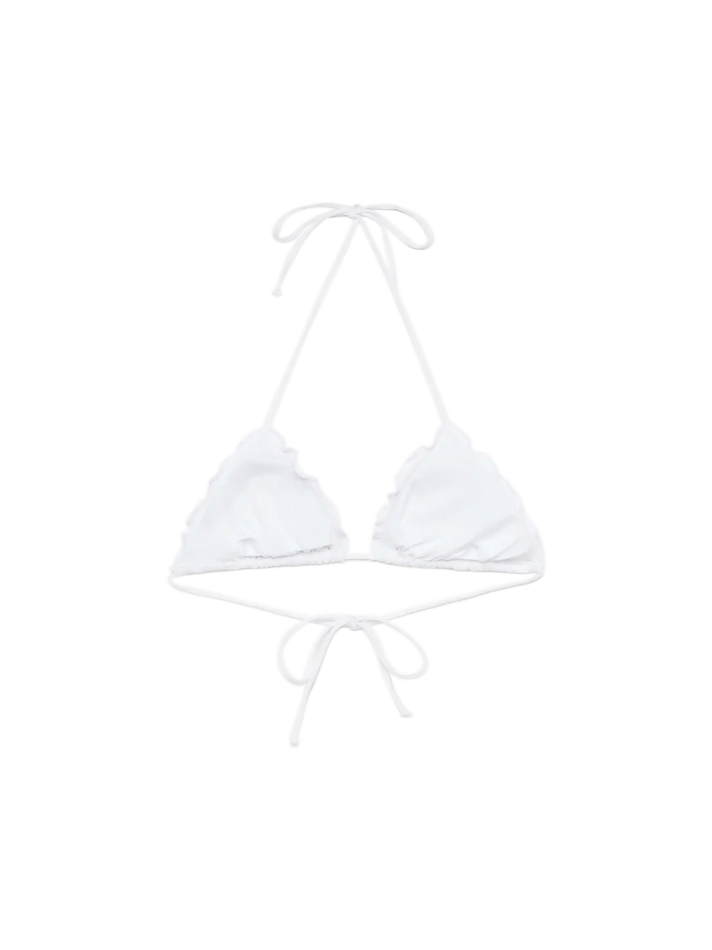 Sagittarius classic white Sangallo lace triangle top
