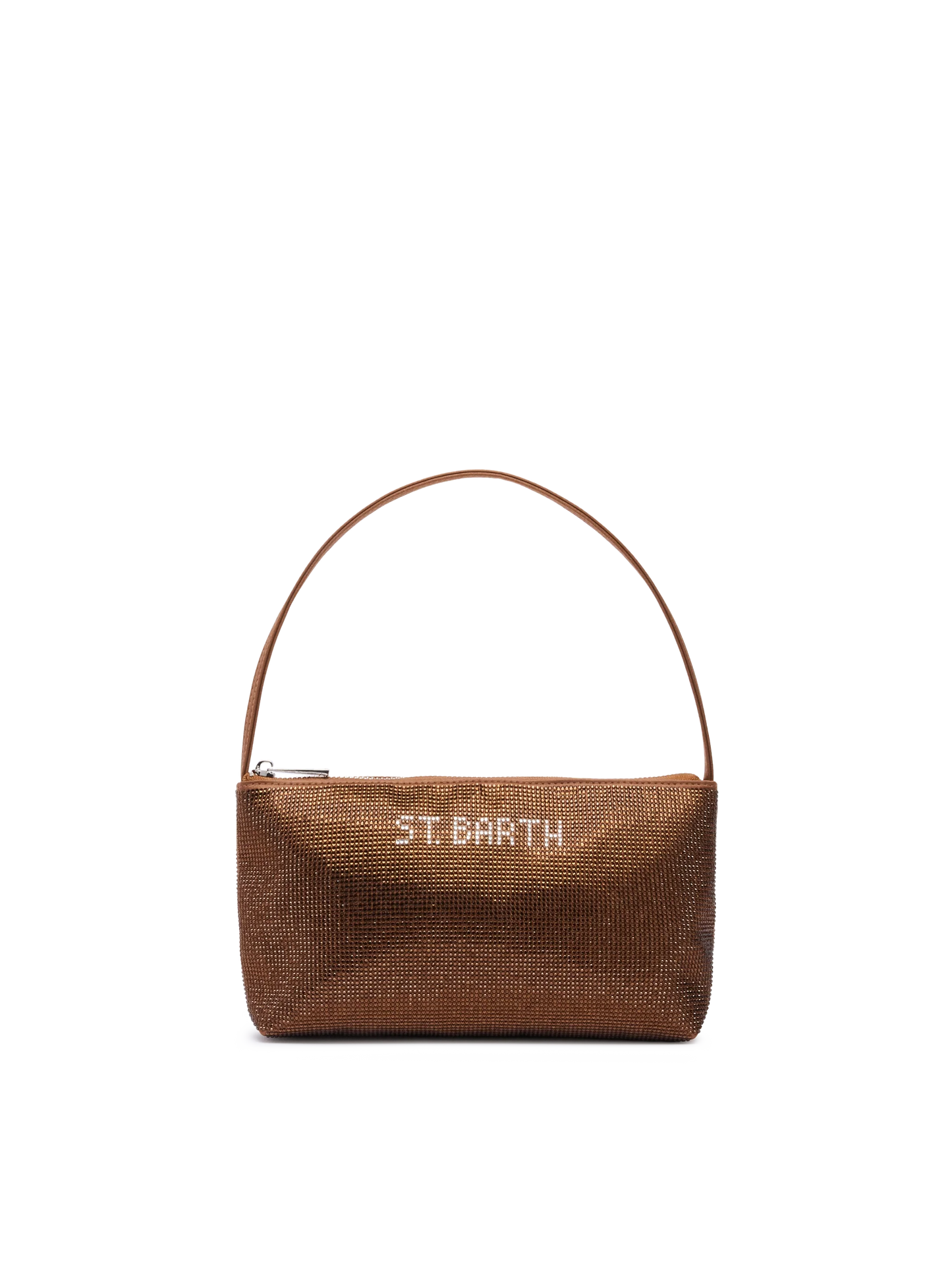 Mini bag Strassy with brown rhinestones