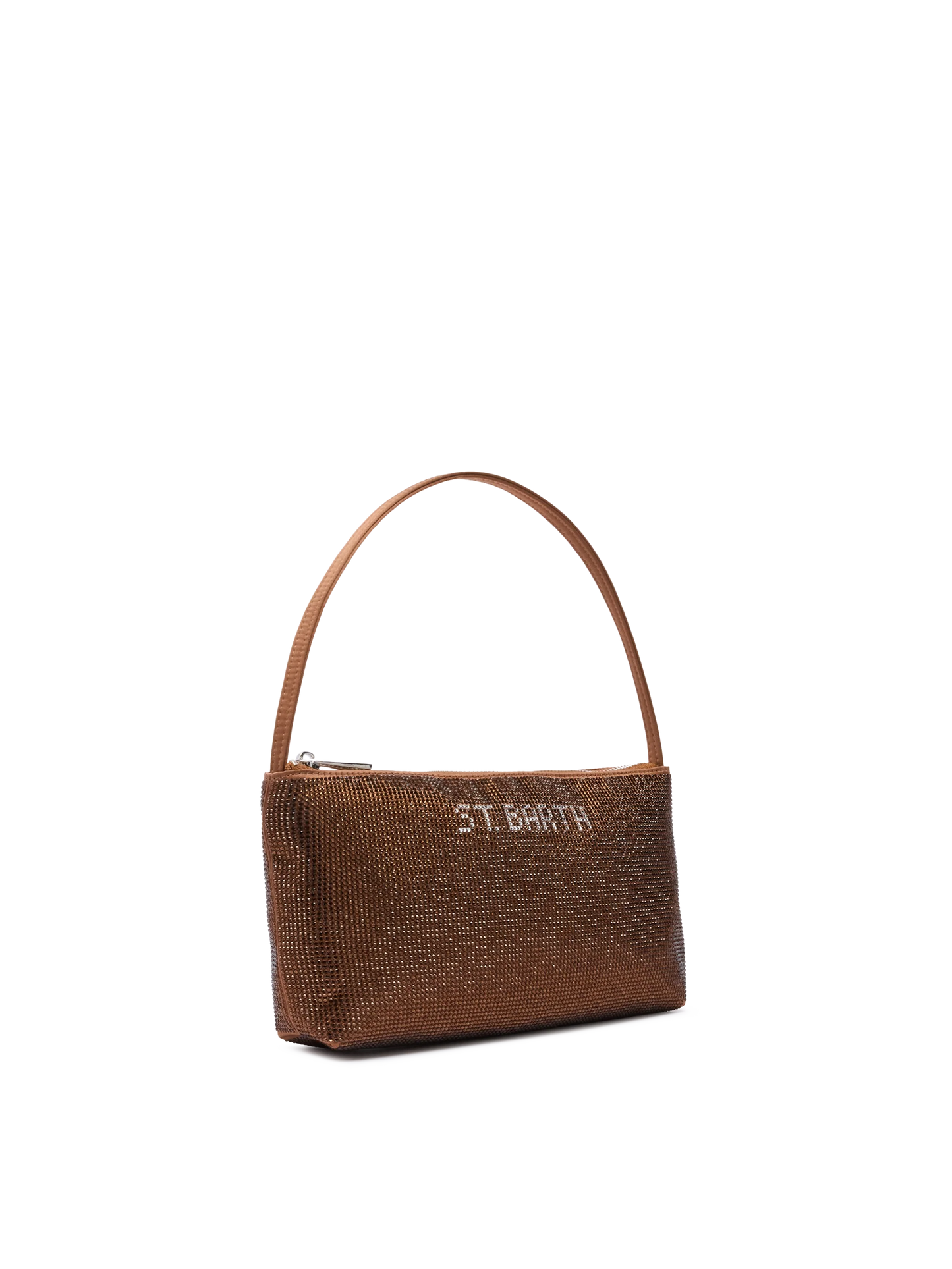 Mini bag Strassy with brown rhinestones