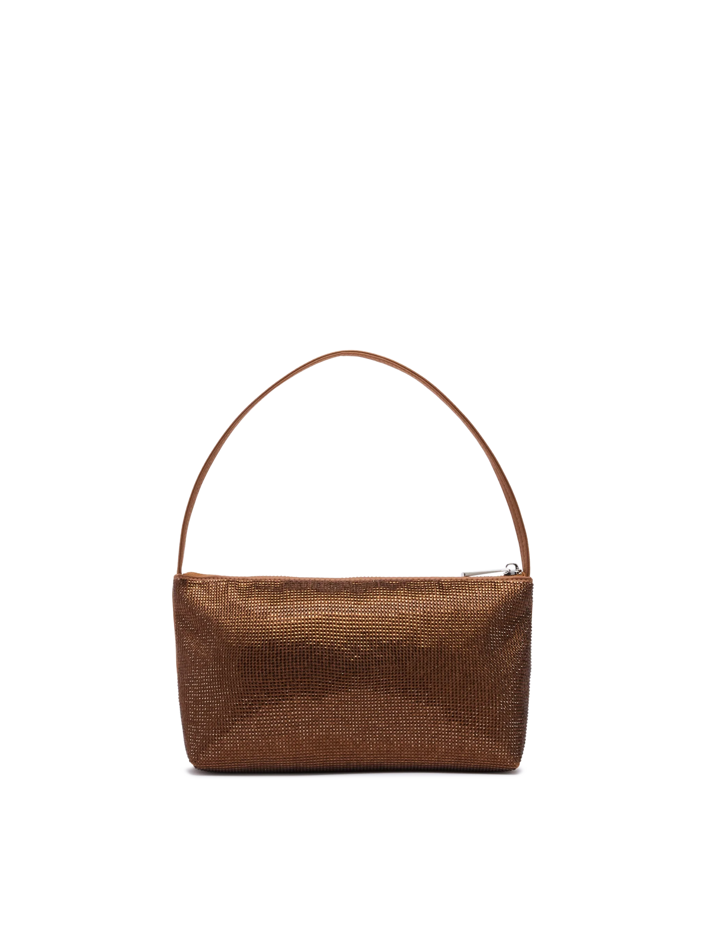 Mini bag Strassy with brown rhinestones