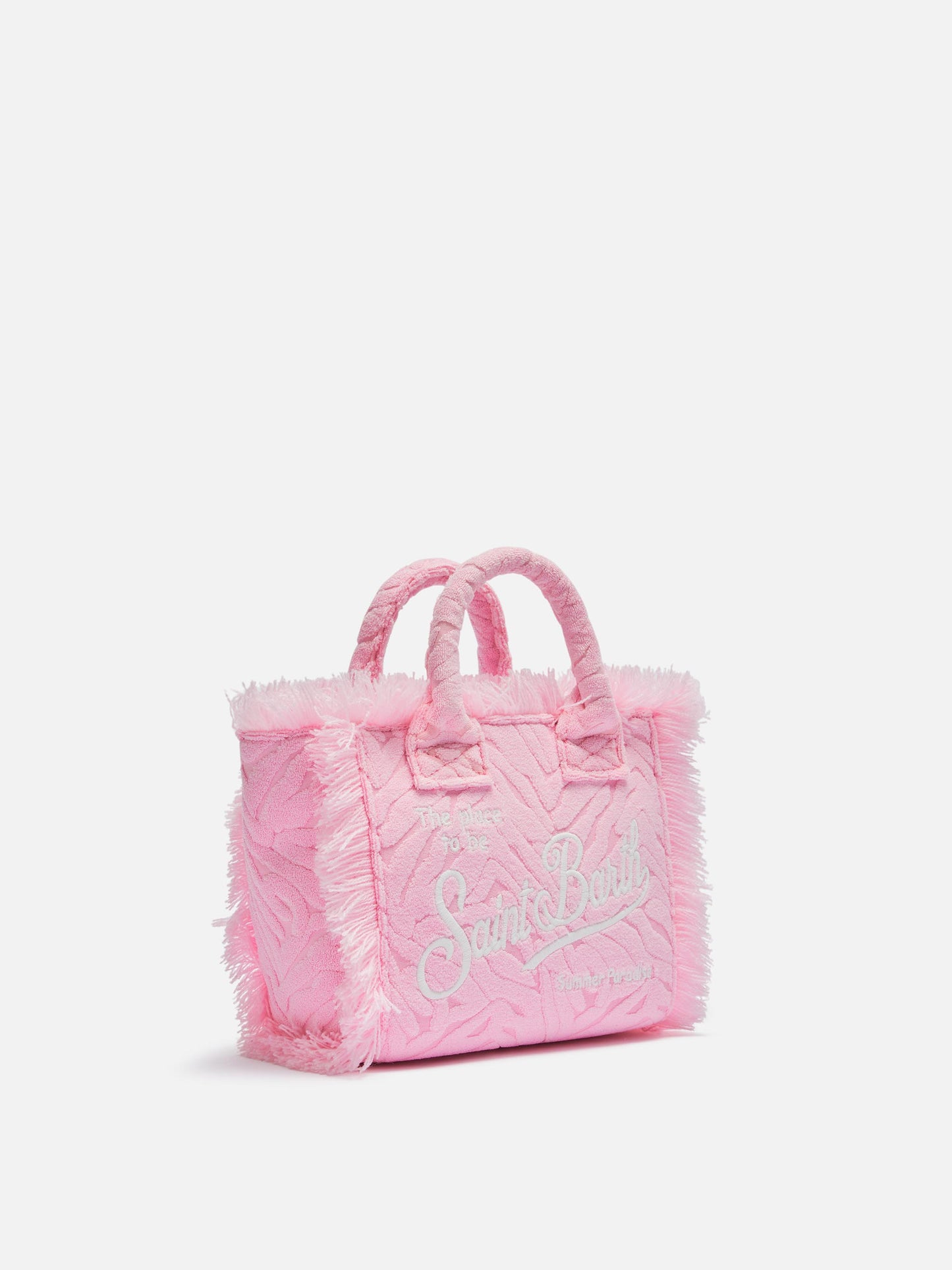 Pink zebra embossed Mini Vanity Sponge Bag
