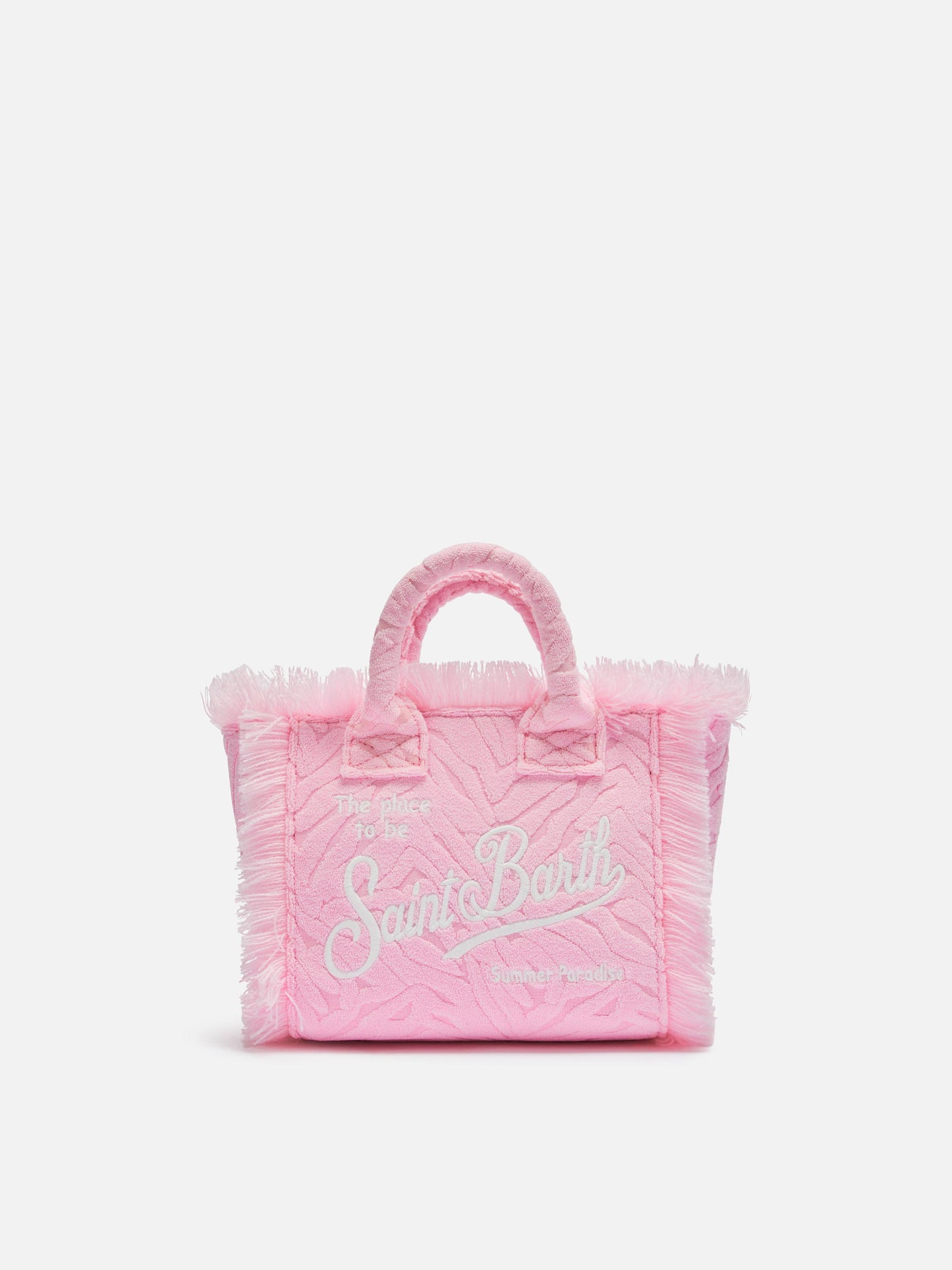 Pink zebra embossed Mini Vanity Sponge Bag