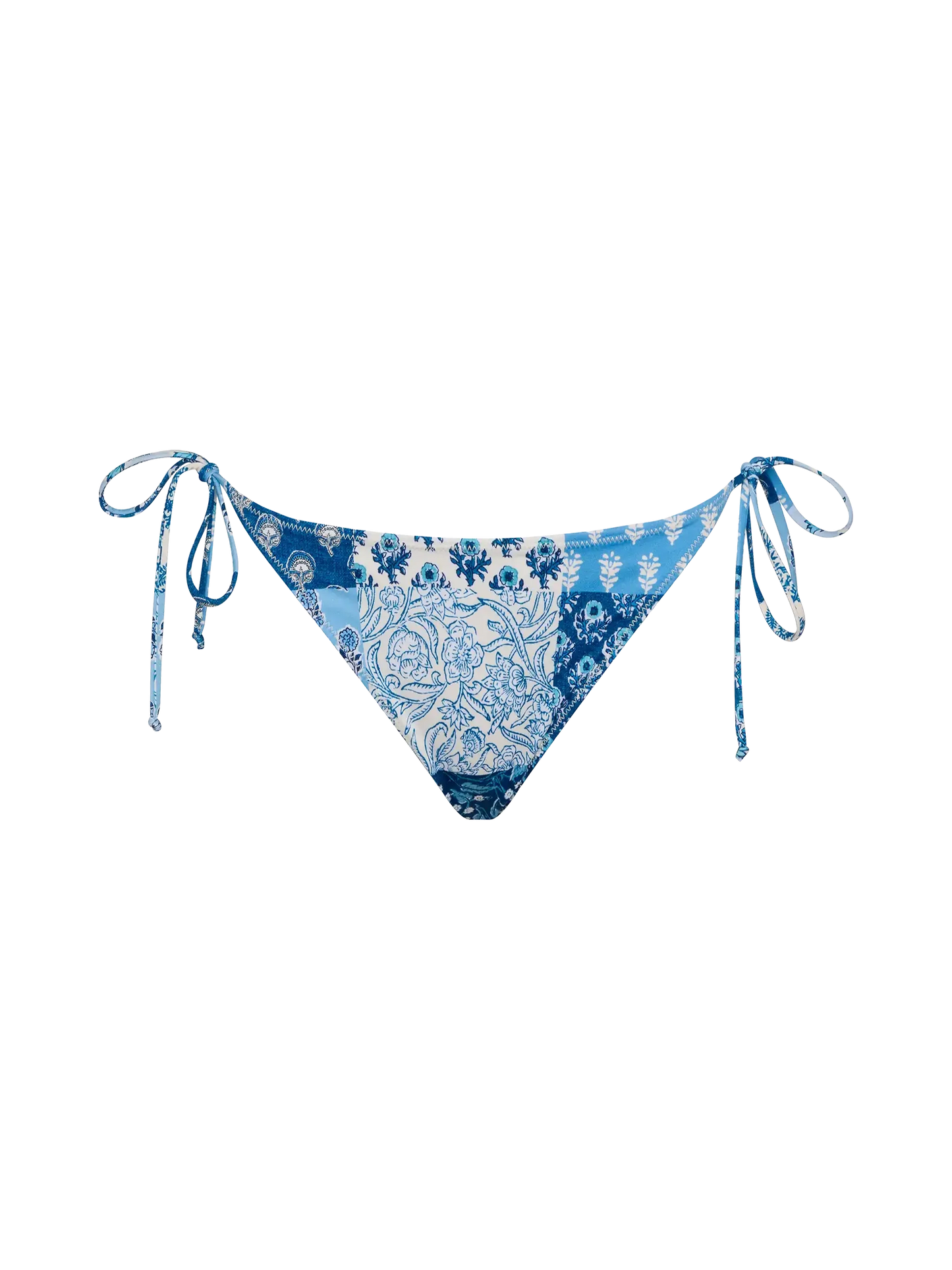 Virgo classic swim briefs with floral patch print