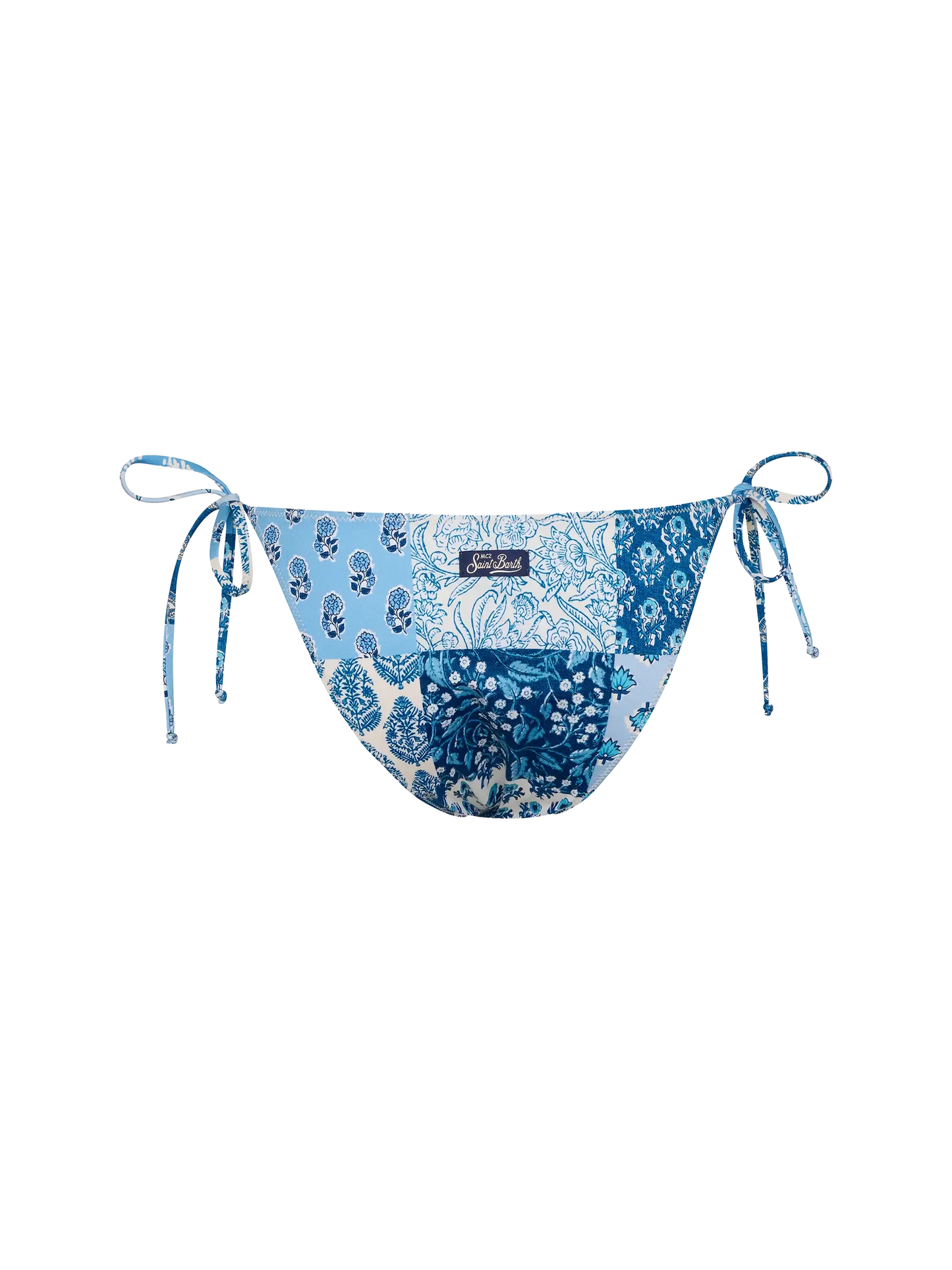 Virgo classic swim briefs with floral patch print