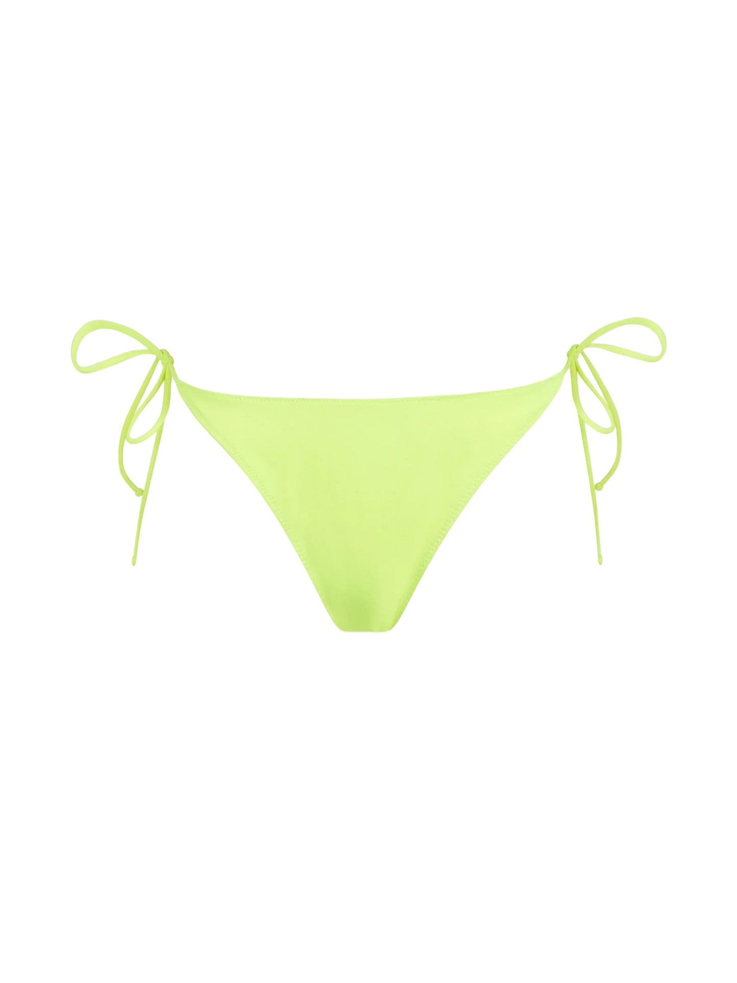 Woman fluo yellow classic swim briefs Virgo