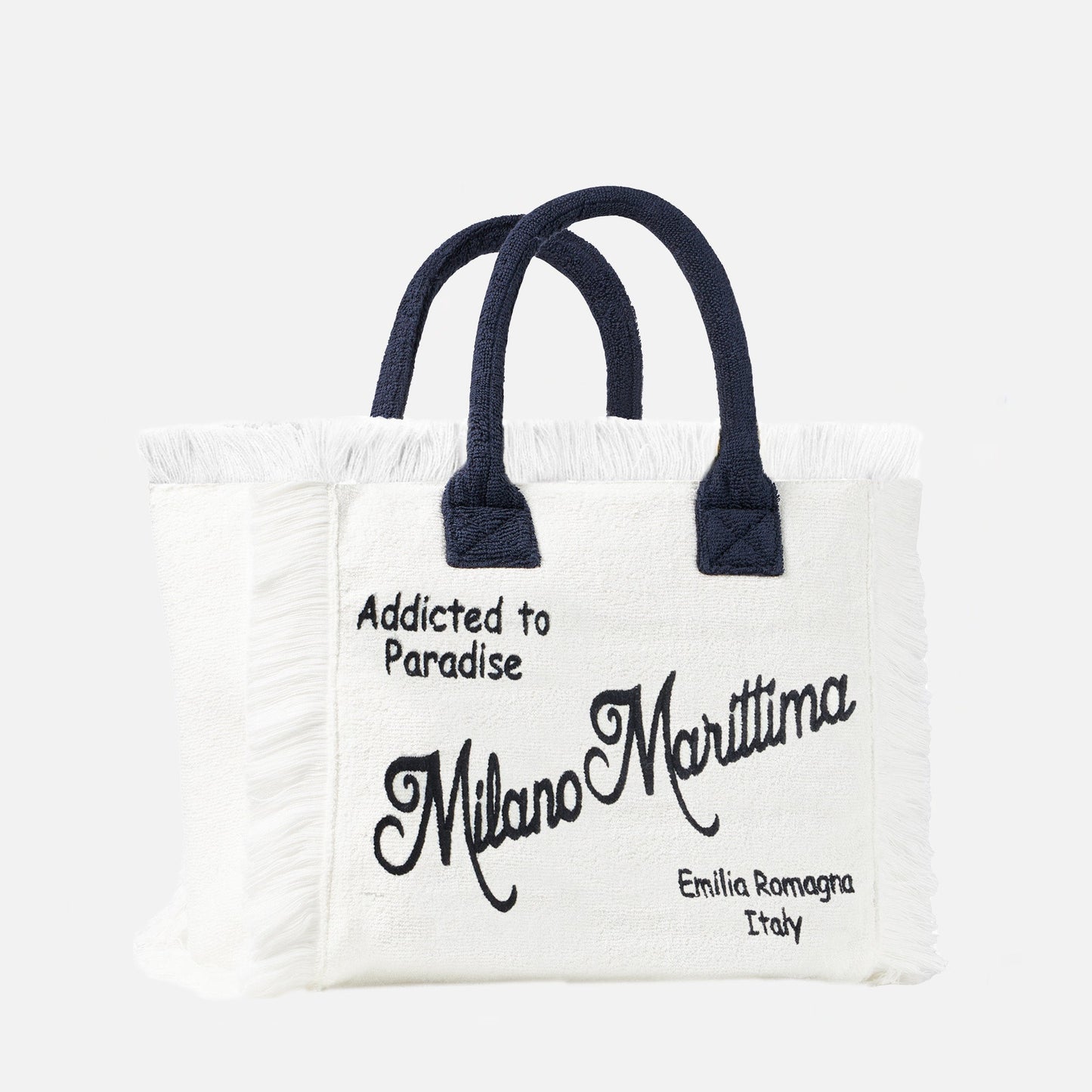 Vanity terry shoulder bag with Milano Marittima embroidery - MC2 Saint Barth