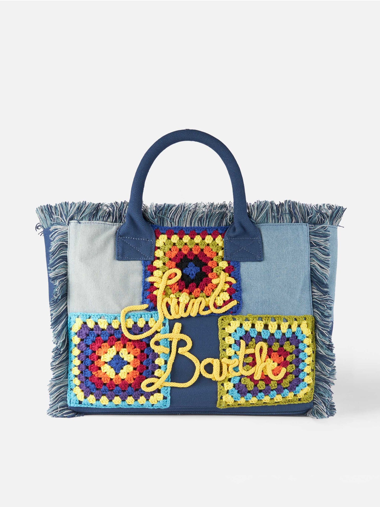 Vanity crochet patchwork shoulder bag - MC2 Saint Barth