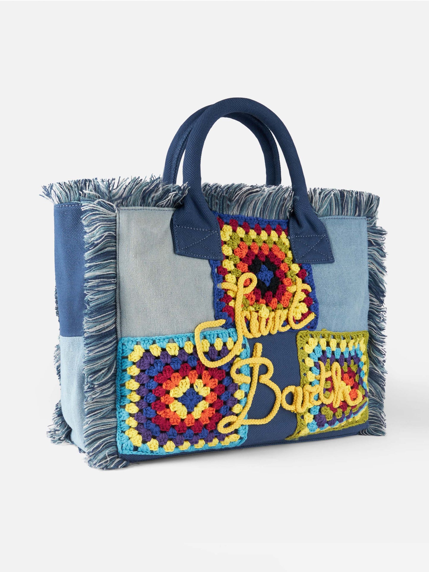 Vanity crochet patchwork shoulder bag - MC2 Saint Barth
