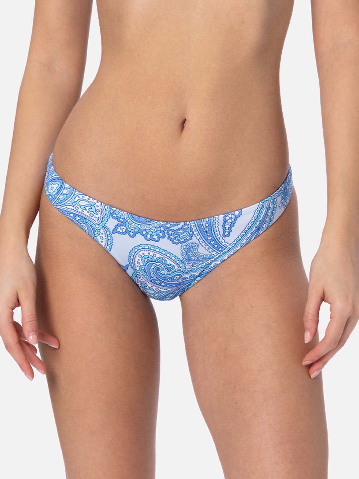 Woman paisley cheeky swim briefs Naomi