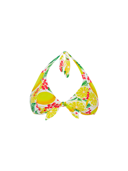Triangle top Camille with lemon print