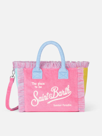 Colette Sponge color block terry handbag - MC2 Saint Barth