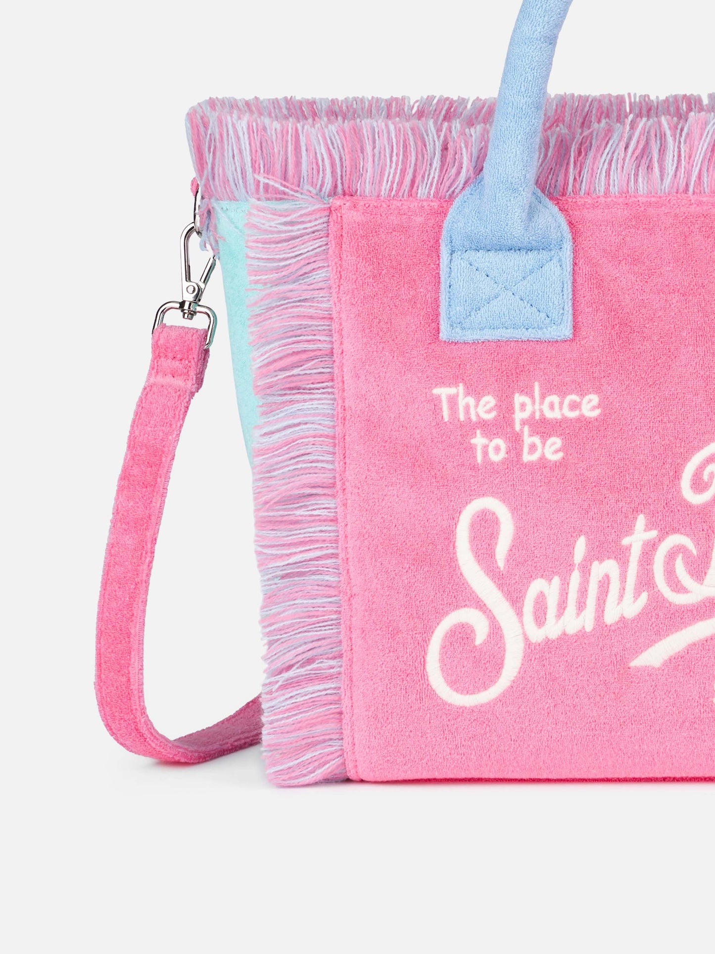 Colette Sponge color block terry handbag - MC2 Saint Barth
