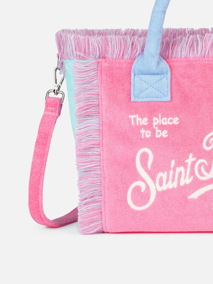 Colette Sponge color block terry handbag - MC2 Saint Barth