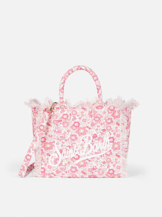Betsy Cotton canvas Colette Liberty handbag |MADE WITH LIBERTY FABRIC - MC2 Saint Barth
