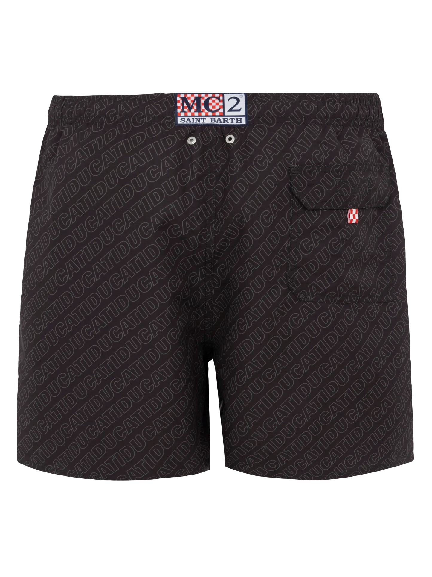 Mid-length Gustavia swim-shorts with Ducati patch | DUCATI MOTORS SPECIAL EDITION