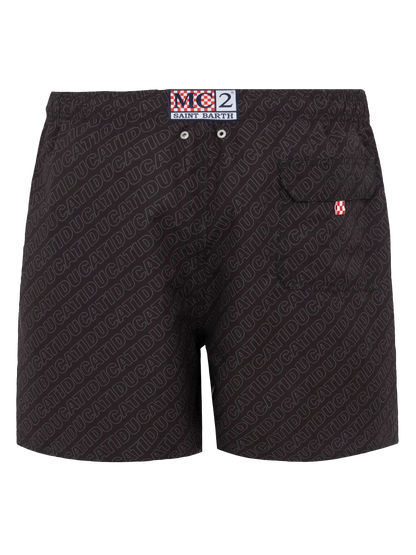 Mid-length Gustavia swim-shorts with Ducati patch | DUCATI MOTORS SPECIAL EDITION