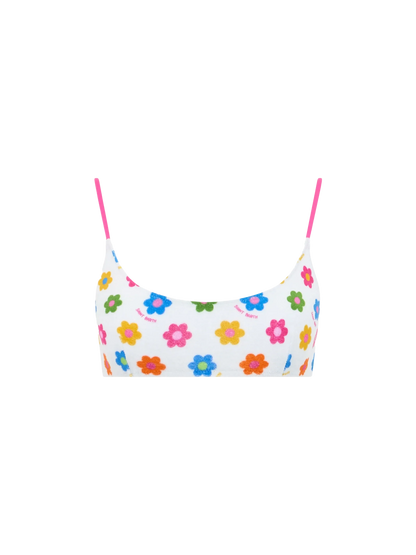 Woman terry bralette beach top Judy
