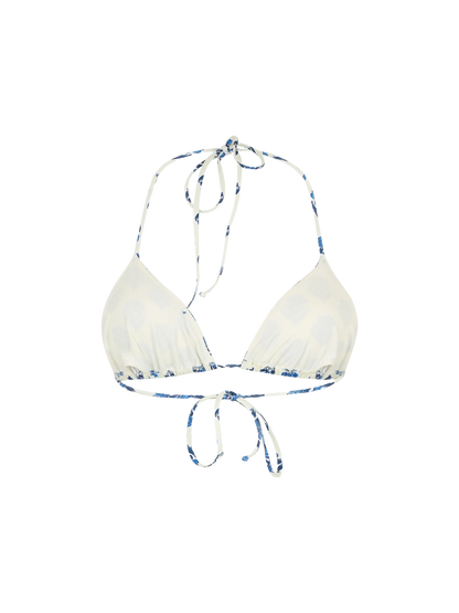 Woman jaipur flower triangle top swimsuit Leah