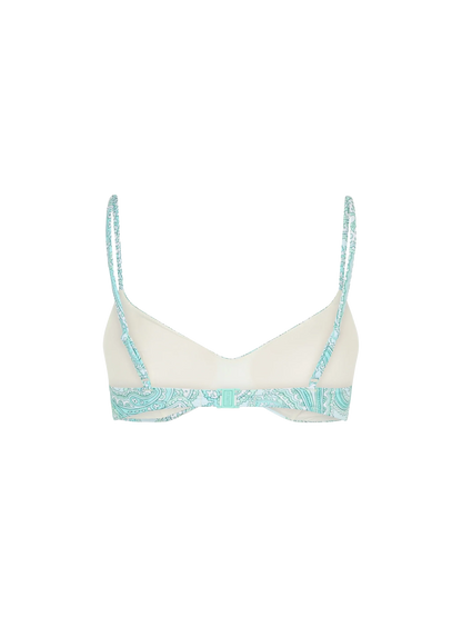 Woman paisley scoop bralette beach top May