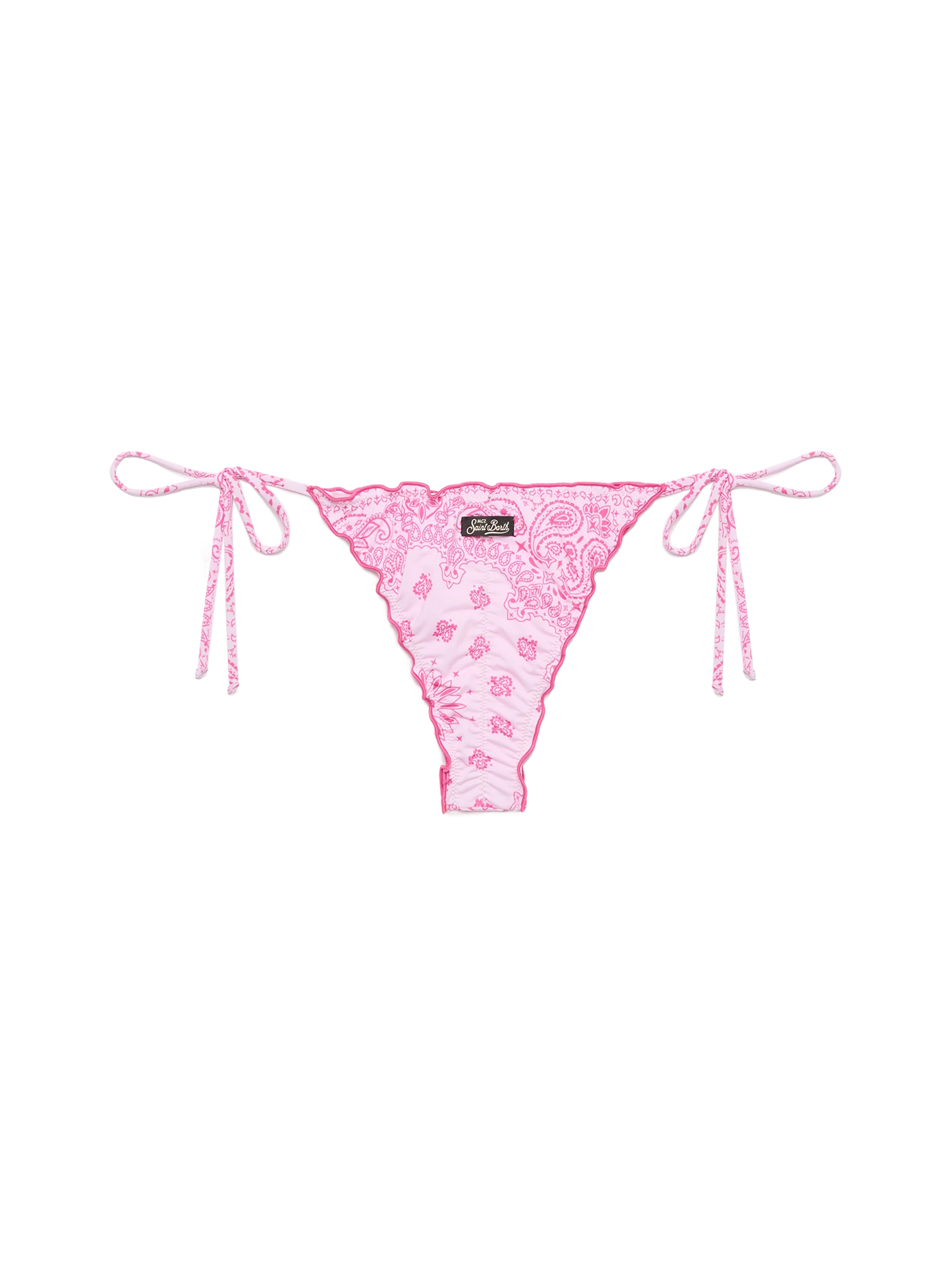 Miami cheeky swim briefs with bandanna print