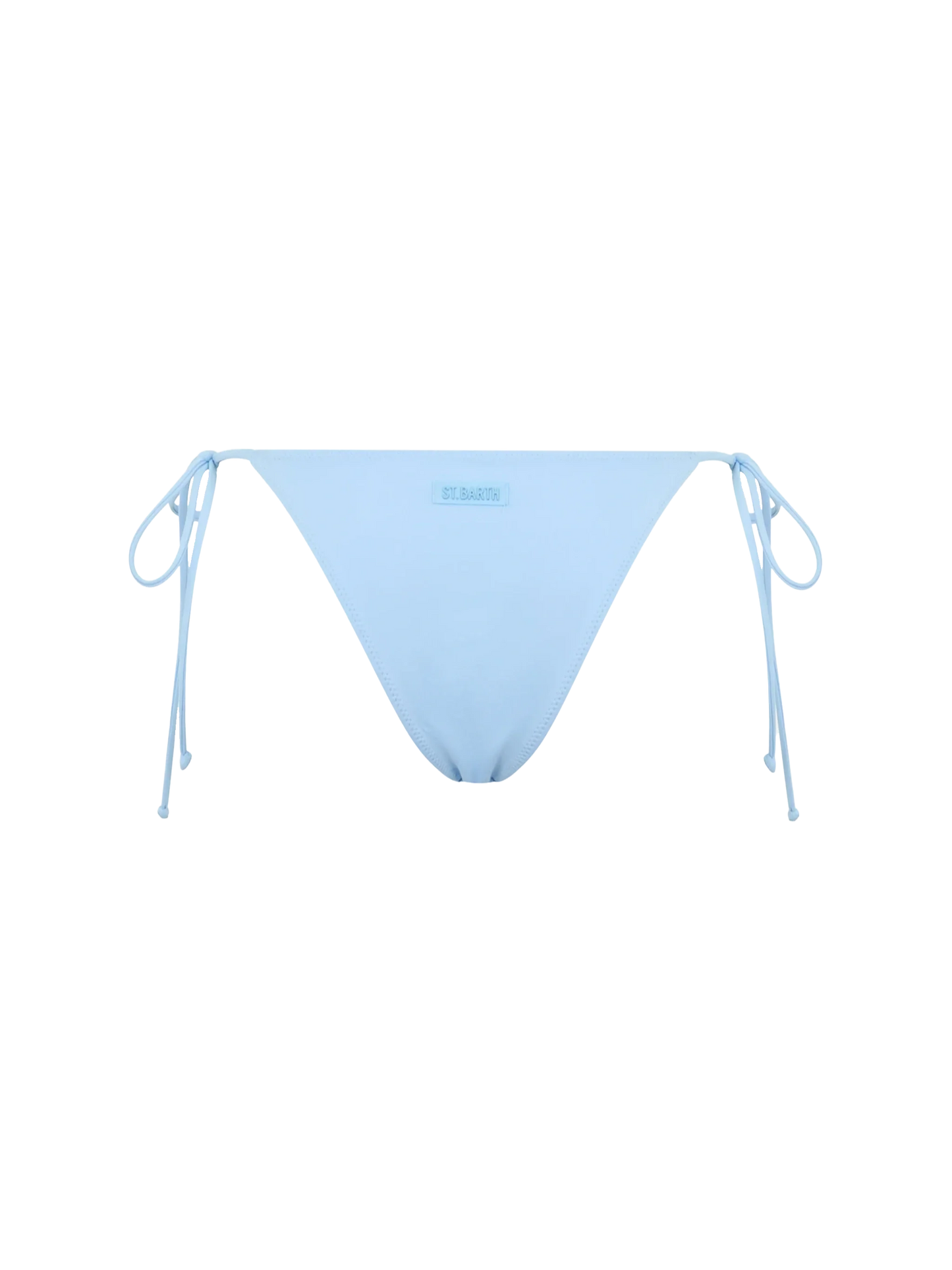 Woman light blue cheeky swim briefs Naomi