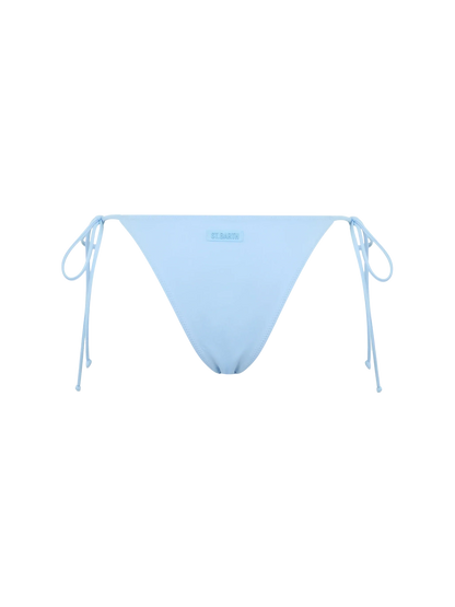 Woman light blue cheeky swim briefs Naomi