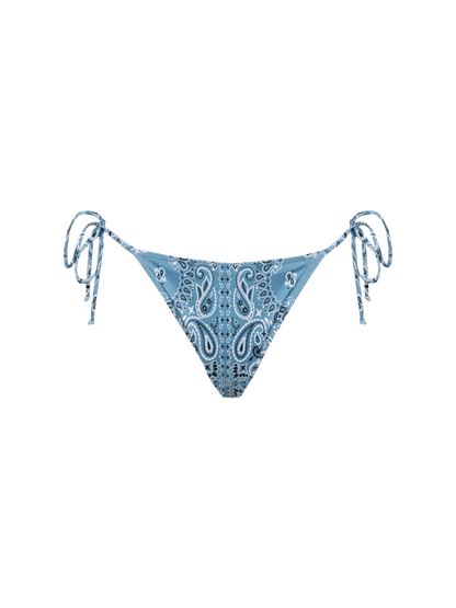 Marielle classic swim briefs with bandanna print