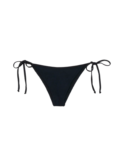 Marielle black crinkle classic swim briefs