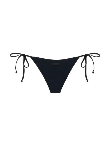 Marielle black crinkle classic swim briefs