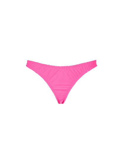 Woman fluo pink cheekiest swim briefs Nalu