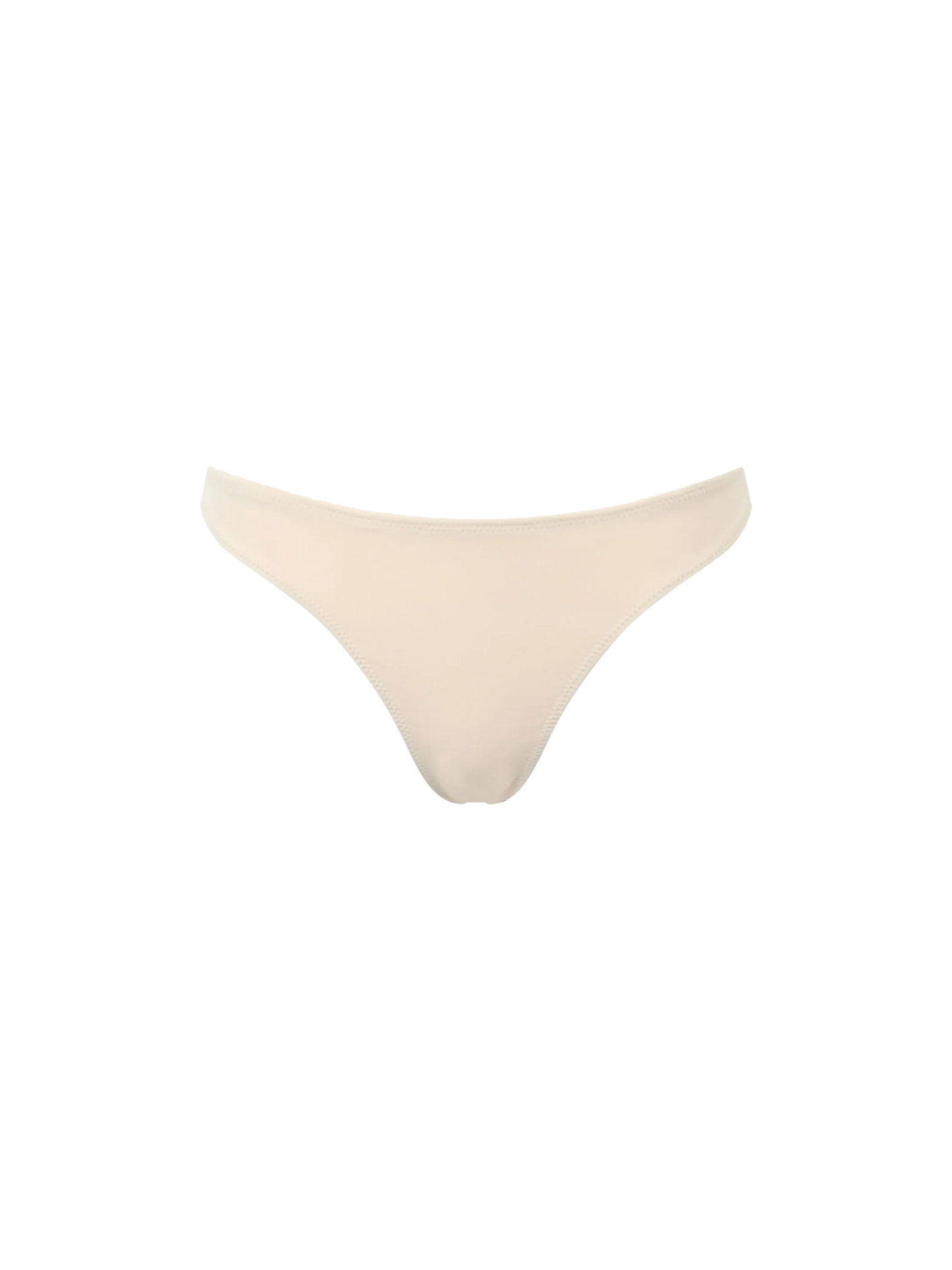 Woman beige cheeky swim briefs Naomi