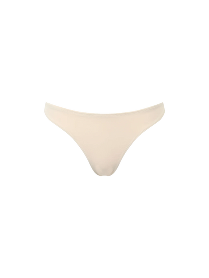 Woman beige cheeky swim briefs Naomi